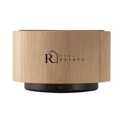 Vue Wave Bamboo Wireless Speaker haut-parleur sans fil de couleur marron| Krokrodeal