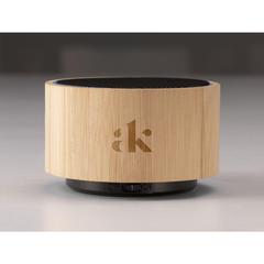 Vue Wave FSC Bamboo Wireless Speaker haut-parleur sans fil de couleur marron| Krokrodeal