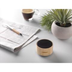 Vue Wave FSC Bamboo Wireless Speaker haut-parleur sans fil de couleur marron| Krokrodeal
