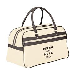 Vue RetroSport sac de sport de couleur marron| Krokrodeal