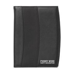 Vue DesignFolio A5 porte-documents de couleur noir| Krokrodeal