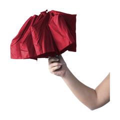 Vue Impulse parapluie automatique 21 inch de couleur rouge| Krokrodeal