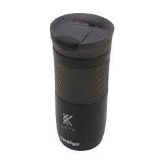 Vue Contigo® Byron Medium 470 ml gobelet thermos de couleur noir| Krokrodeal