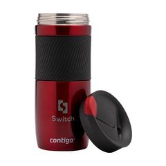 Vue Contigo® Byron Medium 470 ml gobelet thermos de couleur rouge| Krokrodeal