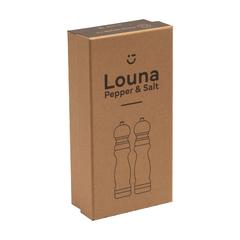 Vue Louna Pepper & Salt Classic moulin à sel et poivre de couleur marron| Krokrodeal