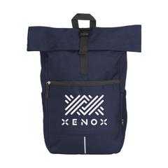 Vue Nolan Recycle RPET sac à dos de couleur bleu| Krokrodeal