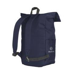 Vue Nolan Recycle RPET sac à dos de couleur bleu| Krokrodeal