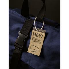 Vue Nolan Recycle RPET sac à dos de couleur bleu| Krokrodeal
