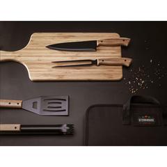 Vue Asado BBQ-Set ensemble de barbecue de couleur noir| Krokrodeal