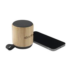 Vue Timor FSC Bamboo Wireless Speaker haut-parleur sans fi de couleur marron| Krokrodeal