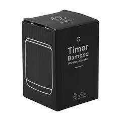 Vue Timor FSC Bamboo Wireless Speaker haut-parleur sans fi de couleur marron| Krokrodeal