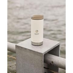 Vue Klean Kanteen TK Wide Recycled Insulated Mug 355 ml de couleur beige| Krokrodeal