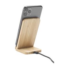Vue Baloo 10W support pour charge sans fil de couleur marron| Krokrodeal