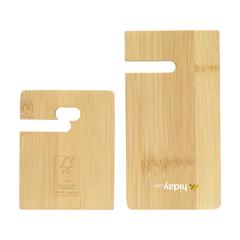 Vue Miyo FSC Bamboo Phone Stand support de téléphone de couleur marron| Krokrodeal