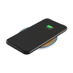 Vue Bamboo 10W Wireless Charger chargeur rapide de couleur blanc| Krokrodeal
