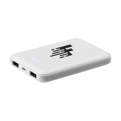 Vue PocketPower 5000 Powerbank chargeur externe de couleur blanc| Krokrodeal