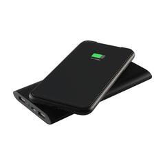Vue Aluminium 8000 Wireless Powerbank chargeur sans fil de couleur noir| Krokrodeal