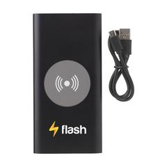 Vue Aluminium 8000 Wireless Powerbank chargeur sans fil de couleur noir| Krokrodeal