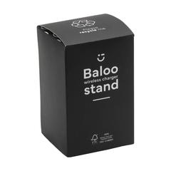 Vue Baloo FSC-100% Wireless Charger Stand 15W de couleur marron| Krokrodeal