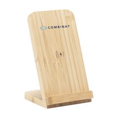 Vue Baloo FSC-100% Wireless Charger Stand 15W de couleur marron| Krokrodeal