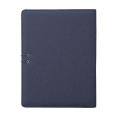 Vue Quest Portfolio RPET A4 porte-documents de couleur bleu| Krokrodeal