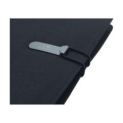 Vue Quest Portfolio RPET A5 porte-documents de couleur noir| Krokrodeal