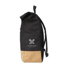 Vue Nolan Cork sac à dos de couleur noir| Krokrodeal