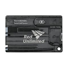 Vue Victorinox Swisscard Quattro de couleur noir| Krokrodeal