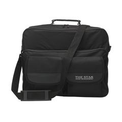 Vue FirstClass sac/porte-documents de couleur noir| Krokrodeal