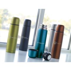 Vue Frosted Bottle 500 ml thermos de couleur bleu| Krokrodeal