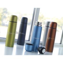 Vue Frosted Bottle 500 ml thermos de couleur gris| Krokrodeal