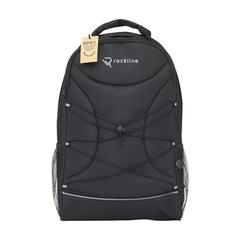 Vue Flashline RPET Laptop Backpack sac à dos de couleur noir| Krokrodeal