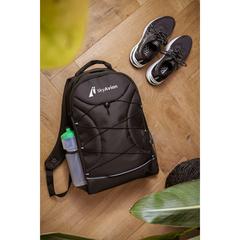 Vue Flashline RPET Laptop Backpack sac à dos de couleur noir| Krokrodeal