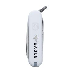 Vue Victorinox Classic SD couteau de poche de couleur blanc| Krokrodeal