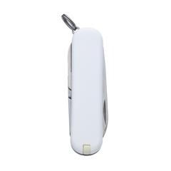 Vue Victorinox Classic SD couteau de poche de couleur blanc| Krokrodeal