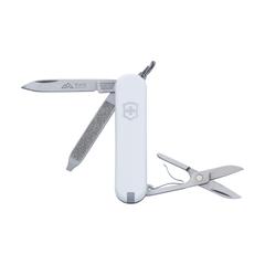 Vue Victorinox Classic SD couteau de poche de couleur blanc| Krokrodeal