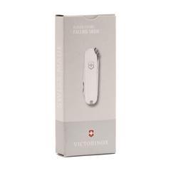 Vue Victorinox Classic SD couteau de poche de couleur blanc| Krokrodeal