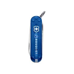 Vue Victorinox Classic SD couteau de poche de couleur bleu| Krokrodeal