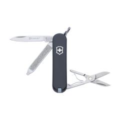 Vue Victorinox Classic SD couteau de poche de couleur noir| Krokrodeal