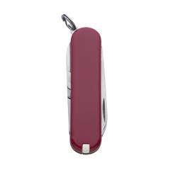 Vue Victorinox Classic SD couteau de poche de couleur rouge| Krokrodeal