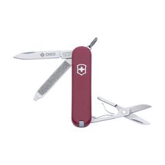Vue Victorinox Classic SD couteau de poche de couleur rouge| Krokrodeal