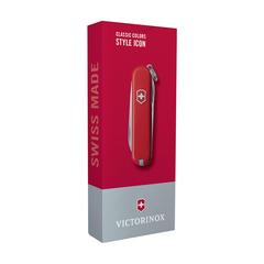Vue Victorinox Classic SD couteau de poche de couleur rouge| Krokrodeal