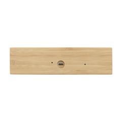 Vue Bamboo Alarm Clock with Wireless Charger chargeur de couleur marron| Krokrodeal