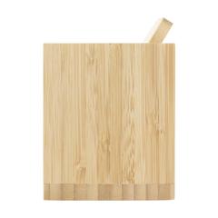 Vue Bamboo Boss 15W FSC-100% support de charge/porte-stylo de couleur marron| Krokrodeal