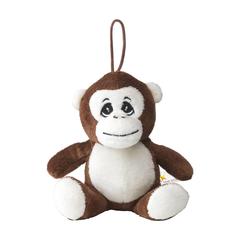 Vue Animal Friend singe en peluche de couleur marron| Krokrodeal