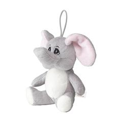 Vue Animal Friend éléphant en peluche de couleur gris| Krokrodeal