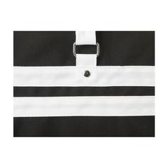 Vue RetroSport RPET sac de sport de couleur noir| Krokrodeal