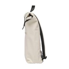 Vue Lennon Roll-Top Recycled Backpack de couleur beige| Krokrodeal