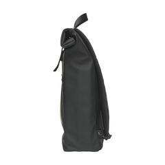 Vue Lennon Roll-Top Recycled Backpack de couleur noir| Krokrodeal