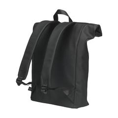 Vue Lennon Roll-Top Recycled Backpack de couleur noir| Krokrodeal